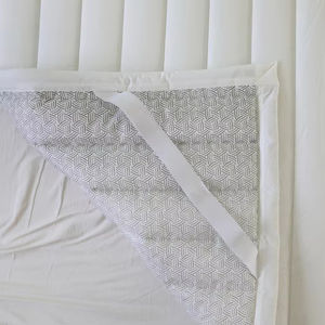 Protector de Colchón de Algodón de 150x200cm, Estilo Hotel, Diseño Simple, Ropa de Cama Coreana, Lavable, Duradero y Cómodo - Product Image 1