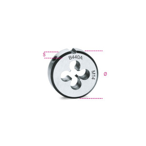 Chrome Steel Round <b>Dies</b> with Coarse Pitch <b>Metric</b> Thread <b>Tap</b> & <b>Die</b> <b>Set</b> - Product Image 1