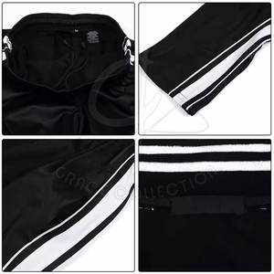 Chándales de dos piezas para hombre con logotipo de tu propia marca personalizada con tela de algodón 100%, chándales para gimnasio, Fitness, Jogging - Product Image 6