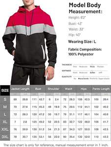 Conjunto de Sudadera con capucha deportiva de lana transpirable para hombre, ropa informal para correr, deportes de invierno, chándal transpirable OEM para gimnasio impreso - Product Image 6