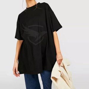 Vente chaude T-shirt surdimensionné respirant T-shirt surdimensionné Streetwear confortable T-shirt surdimensionné fabriqué en usine - Product Image 1