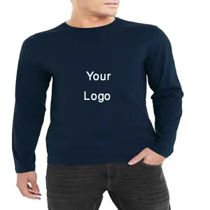 Wholesale High Quality Custom Logo Printing Plain long sleeve T shirts Exported Orient High Quality Direct Factory From BD