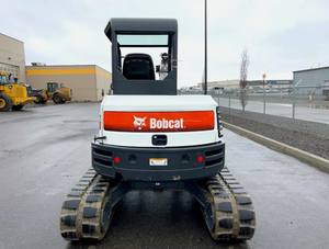 Mini-excavatrice E50 2019 de 5 tonnes sur chenilles avec pelle hydraulique et pelle à lame - Product Image 6