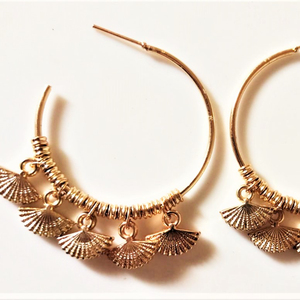 ต่างหูห่วงเงินแบบวินเทจ2024แฮนด์เมดสไตล์อินเทรนด์สำหรับงานแต่งงานและงานหมั้น - Product Image 1