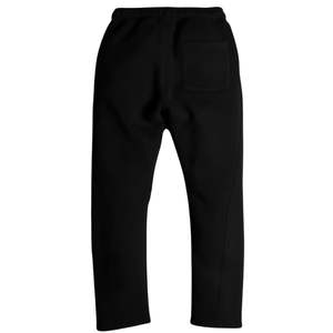 <b>Men</b> Black Heavy Cotton Studio Sweatpants Relaxed Fit Zipper Pocket Casual <b>Jogger</b> Pants <b>Loose</b> Athletic Streetwear - Product Image 2