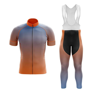 Ensembles de vêtements de cyclisme unisexes respirants de haute qualité, service OEM personnalisé, 100% polyester, vêtements de course, prix de gros - Product Image 3