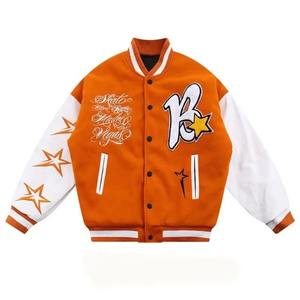 Fabrication au Pakistan, veste de baseball sur mesure de qualité supérieure, laine et cuir de la meilleure qualité, patchs brodés en chenille - Product Image 1