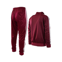 Survêtements unisexes streetwear haut de gamme en tissu personnalisé, design imprimé uni élégant, coupe confortable, coutures durables