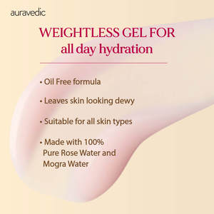 Gel Hidratante Facial de Agua de Rosas y Aloe Vera - Product Image 1