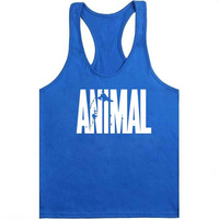 Camiseta sin Mangas Personalizable de Alta Calidad para Hombre, 100% Algodón, Secado Rápido, Transpirable, Servicio OEM, Estampado de Estrellas Bordado, Uso Casual en el Gimnasio