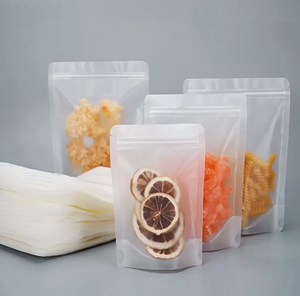 Bolsa de plástico PE transparente con cremallera y logotipo personalizado para almacenamiento de ropa doméstico duradero - Product Image 6