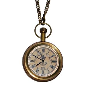 Artisanat Design montre de poche Vintage Table horloge bureau décor marine entièrement Top Standard produit vente chaude Style laiton Antique - Product Image 1