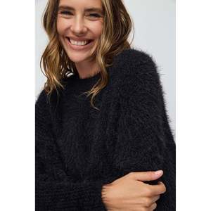 Suéter Corto Informal de Manga Larga con Cuello Redondo y Peluche para Mujer, 100% Nailon, Transpirable, Cárdigan No Tejido para Otoño e Invierno - Product Image 2