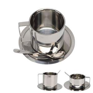 Ensemble de sous-verres en métal robuste avec finition rustique parfait pour les repas de cuisine de ferme et les intérieurs de vie rustiques - Product Image 1