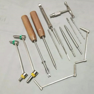 14 PCS A+ Orthopedic Surgical Instruments Quick Coupling Screw Driver <b>Drill</b> <b>Bit</b> with Forceps <b>Stainless</b> <b>Steel</b> Metal Material - Product Image 1