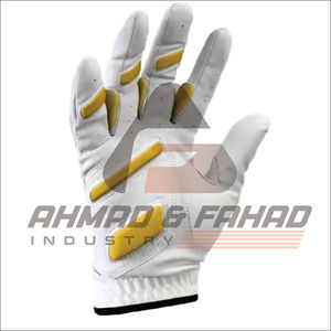 Logo personnalisable Gant de golf unisexe Gants de golf en cuir Cabretta de haute qualité en peau de mouton pour main gauche et main droite A & F Ind. - Product Image 1