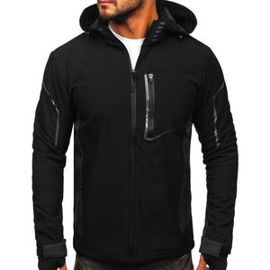 Chaqueta de invierno de buena calidad para hombre, Abrigo con capucha, uniforme deportivo, chaqueta impermeable de concha suave, chaqueta de trabajo impermeable - Product Image 1