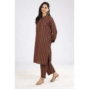 Conjunto Coordinado Cambric Lacquar para Uso Diario WGK-CMW-SP-3356, Top y Pantalón Estampados para Comodidad y Estilo - Product Image 3