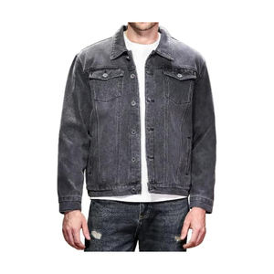 Shorts en jean d'hiver légers pour hommes, de haute qualité, style vintage personnalisé, confortables, multiples poches, broderie, bouton - Product Image 4