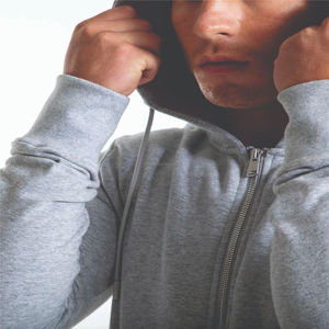 Nouveau style de sweats à capuche zippés avec logo personnalisé pour hommes vente en gros de haute qualité, sweats à capuche souples et décontractés avec fermeture éclair pour hommes - Product Image 5