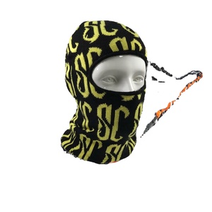 Cagoule tricotée en acrylique OEM à un trou, personnalisable avec logo, haute qualité, entièrement imprimée, pour homme, idéale pour les activités de plein air, les fêtes et la moto - Product Image 2