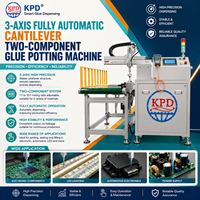 Équipement de moulage d'époxy 2K entièrement automatique à commande numérique CNC 3 axes pour applications d'éclairage LED, de circuits imprimés et d'alimentation électrique