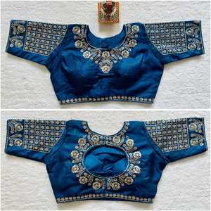 Ropa de novia de diseño a la moda para mujer, estilo de boda, Ropa Étnica india y paquistaní, blusa hecha a mano con trabajo bordado - Product Image 1