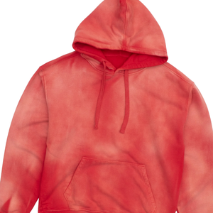 Sun Faded Washed <b>Red</b> <b>Hoodie</b> Oversized Pullover Cotton Casual Streetwear Hooded Sweatshirt <b>For</b> Men <b>Women</b> Custom Logo OEM Hoodies - Product Image 2