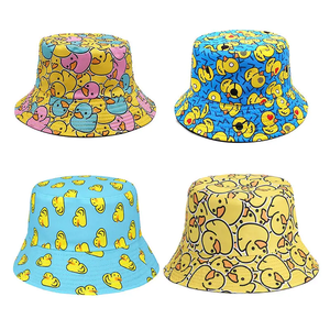 Chapeau bob réversible noir et or vieilli 100% coton avec logo brodé sur le devant, unisexe, streetwear, décontracté - Product Image 5