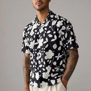 เสื้อแขนสั้นแฟชั่นพอดีตัวของผู้ชายที่มีดีไซน์พิมพ์ลายกำหนดเองป้ายโลโก้และตราสินค้าสำหรับกิจกรรม - Product Image 2