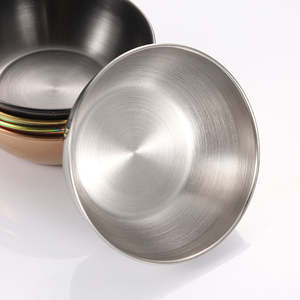 Smooth finish metal bowl for dining <b>table</b> serving fruits snacks desserts stylish durable build - Product Image 5