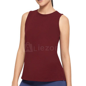 Nueva camiseta sin mangas de moda para mujer, camisetas sin mangas para mujer, camiseta sin mangas para mujer al por mayor, camiseta sin mangas sostenible para mujer - Product Image 3