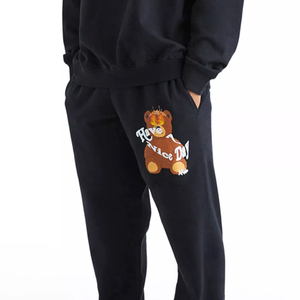 2023 último diseño personalizado hombres Slim fit Puff estampado chándal/hecho a medida hombres Jogging Wear chándal con buena calidad - Product Image 2