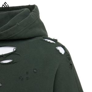 Nouveau style sweat à capuche en détresse à la mode sweat à capuche en détresse personnalisé lourd bonne qualité prix sweat à capuche en détresse - Product Image 4