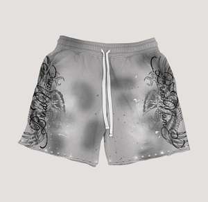 Ensemble short personnalisé de haute qualité pour hommes Style Streetwear 2 pièces Meilleure vente Ensemble short d'été imprimé avec strass - Product Image 5