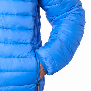 Lightweight Winter Warm Puffer Jacket for Men <b>Quilted</b> Zip Closure Coat with Stand Collar and Outdoor Wear - Product Image 6