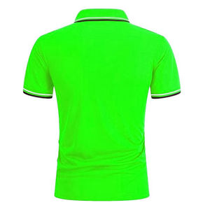 Nouveau modèle Polo à manches courtes confortable et élégant pour homme Polo d'entraînement coupe régulière sur mesure respirant pour unisexe - Product Image 3