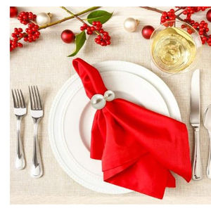 Admirable Design Perle Ronds De Serviette Or Porte-Anneaux De Serviette Pour La Table À Manger Formelle Ou Décontractée Décor Serviette Manchette Pour Offre Spéciale - Product Image 2