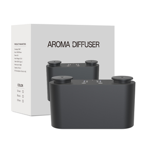 Cnus x4twin Đài phát thanh-hình dạng bạc đen màu xanh lá cây màu kép vòi phun ứng dụng/cảm ứng nút điều khiển tinh khiết hương thơm dầu không khí khuếch tán - Product Image 2