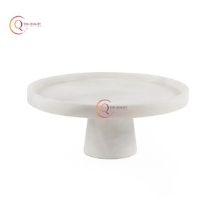 Porte-gâteau de style unique Supports à gâteau en marbre de haute qualité avec couleur noire Thème romantique Serveur de gâteau Support de décoration de fleurs de pâtisserie - Product Image 6