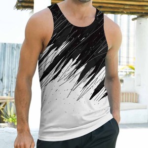 Débardeurs stylés grande taille pour hommes pour des modes de vie actifs et des entraînements de gymnastique Débardeurs grande taille pour hommes respirants coupe confortable - Product Image 2