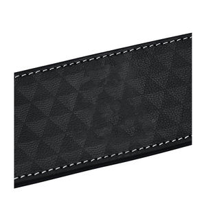 Cinturón de levantamiento de pesas para gimnasio de longitud personalizada de cuero genuino con hebilla de aleación de Pakistán con logotipo personalizado - Product Image 5