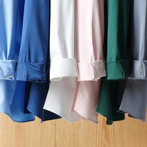 Nouvelles chemises décontractées à manches longues élégantes 100% chemises respirantes en coton bio Premium personnaliser la conception chemises pour hommes - Product Image 5