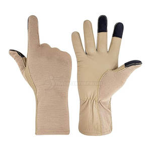 Guantes de vuelo Nomex para hombres profesionales Guantes de piloto de cuero de la mejor calidad para actividades al aire libre Compatibilidad con pantalla táctil - Product Image 4