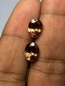 พลอย tanzania เหลี่ยมเพชรพลอยธรรมชาติพลอยเจียระไนทรงรีขนาดปรับเทียบสำหรับการทำเครื่องประดับ - Product Image 3