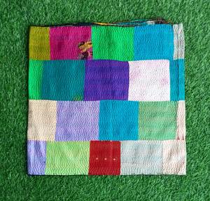 vintage <b>silk</b> kantha patchwork ladies stole vintage kantha muffler assorted color 45x180 cm <b>scarves</b> fine stich <b>silk</b> neck <b>scarf</b> - Product Image 2