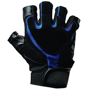 Guantes deportivos de cuero genuino para levantamiento de pesas Fitness gimnasio entrenamiento nuevo diseño único medio dedo guantes de cuero para entrenamiento de gimnasio - Product Image 5