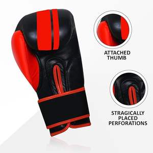 Guantes de Boxeo de Cuero Personalizados, Guantes de Boxeo Profesionales Baratos, Equipo de Combate, Diseño y Logotipo Personalizados - Product Image 5