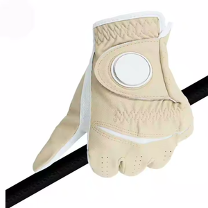 Guante de Golf de cuero Cabretta bordado con logotipo personalizable de alta calidad, protección UV, equipo deportivo OEM suave, diseño de bienvenida - Product Image 6