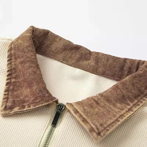 Polos grande taille personnalisés avec impression de lettres pour hommes vente en gros à bas prix T-shirt de golf POLO tricoté à manches courtes et à col rabattu pour hommes - Product Image 6